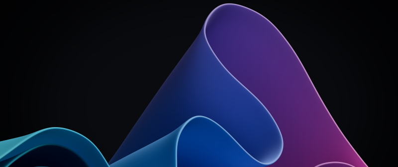 Windows 11 Waves, Blue Purple, AMOLED