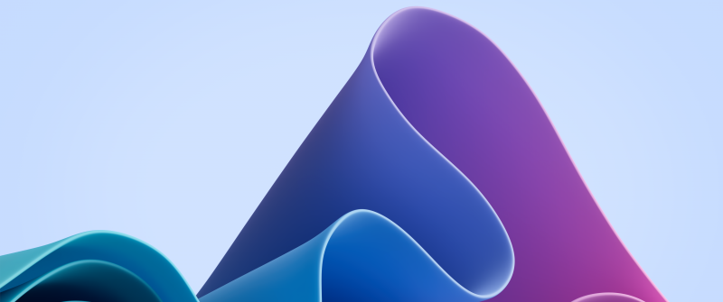 Windows 11 Waves, Blue Purple