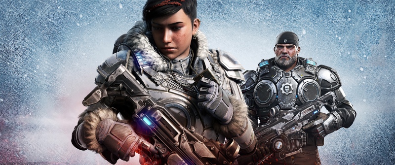 Marcus Fenix, Kait Diaz, Gears 5, Key Art