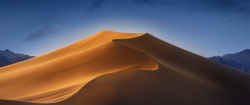 macOS Mojave, Fusion, Desert, Sand Dunes