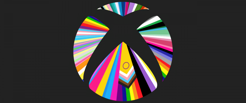 Pride, Xbox logo, Dark background, 5K