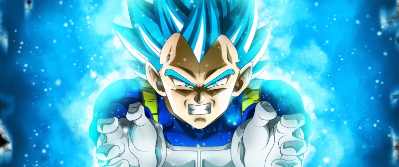 Super Saiyan Blue, Vegeta, Dragon Ball Super, 5K, 8K