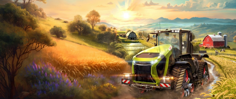 Farming Simulator 25, Key Art, 5K, Video Game