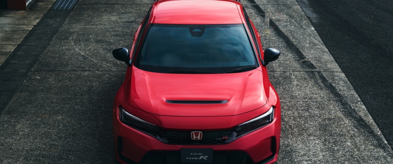 Honda Civic Type R, Racing Black Package, 5K, Red cars