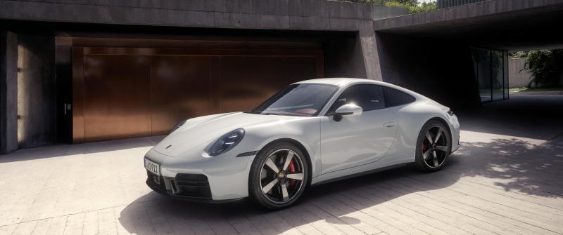 Porsche 911 Carrera S, 2025, White cars, 5K