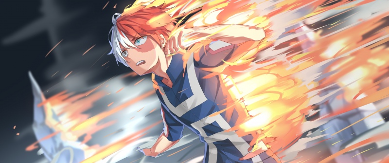 Shoto Todoroki, Artwork, My Hero Academia