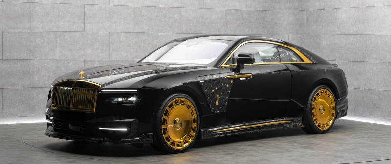 Mansory Equista LINEA D'ORO, 2025, Rolls-Royce Spectre, 5K