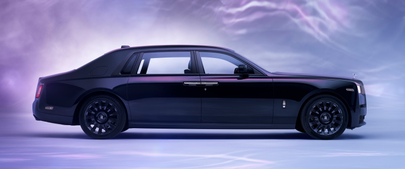 Rolls-Royce Phantom Syntopia, 8K, Purple aesthetic, 5K, Purple background, Rolls-Royce Phantom