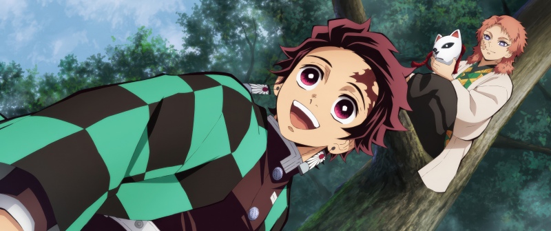 Tanjiro Kamado, Sabito, Demon Slayer: Kimetsu no Yaiba