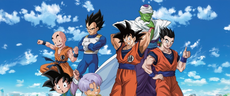 Dragon Ball Super, Group, Character poster, 5K, Goku, Vegeta, Gohan, Piccolo, Trunks