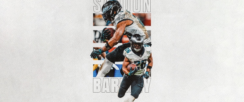 Philadelphia Eagles, Saquon Barkley 8K Wallpaper