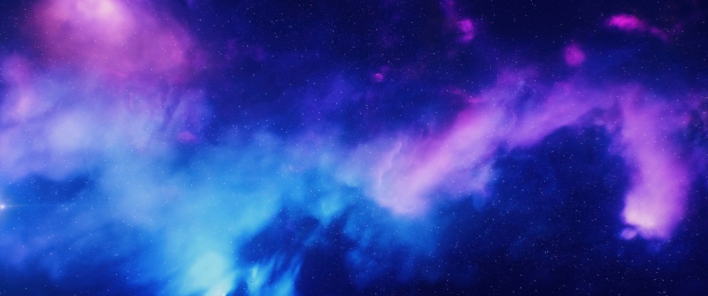 Cosmic, Clouds, Blue aesthetic, Deep space, 5K, Galaxy, Starry sky, Celestial, Cosmos, Astronomy, Outer space, Glowing Stars