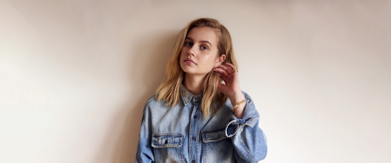 Angourie Rice, Denim outfit, Australian actress, 5K, Blonde