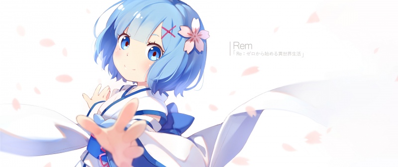 Cute Rem, Anime girl, Re:Zero