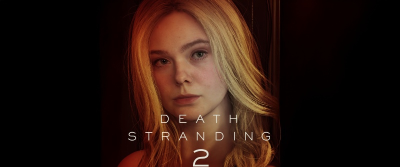 Death Stranding 2: On the Beach, Elle Fanning, 2025 Games, PlayStation 5, 5K, Dark background