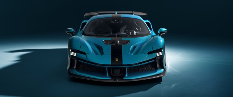 Ferrari SF90 XX Stradale, Novitec, 2025, 5K, 8K, Blue aesthetic, PHEV cars