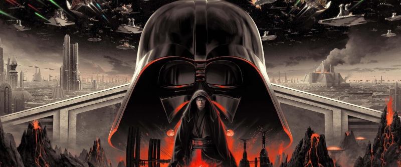 Star Wars: Episode III - Revenge of the Sith, 20th Anniversary, 5K, Darth Vader, Star Wars