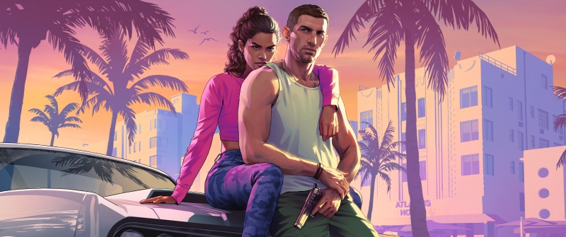 Jason and Lucia, Ultrawide, Grand Theft Auto VI, 2026 Games
