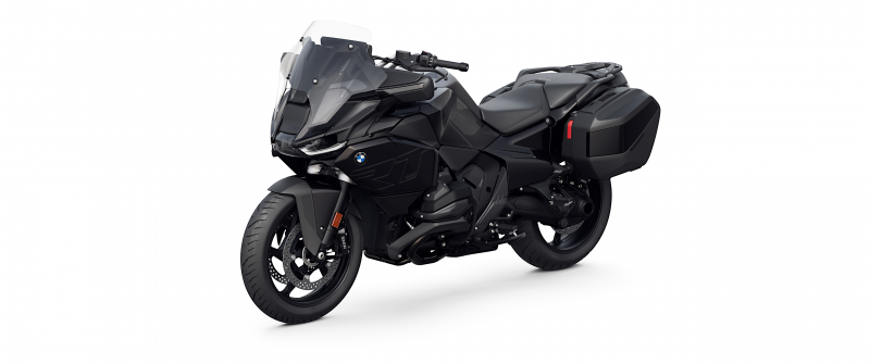 BMW R 1300 RT Triple Black, 2025, Touring bike, BMW R 1300 RT, White background