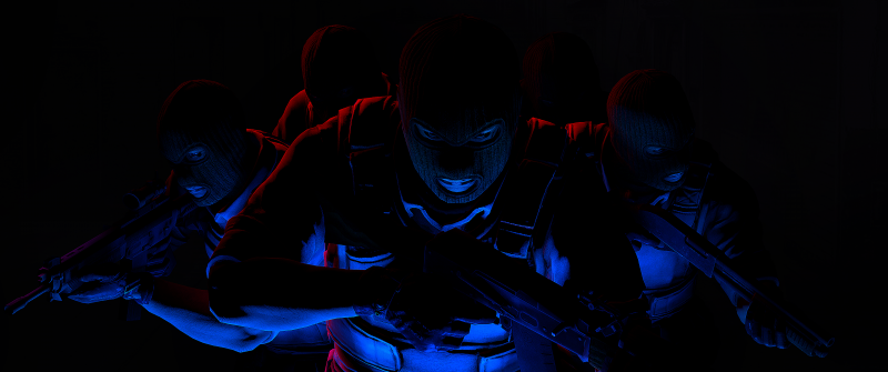 CS GO, Phoenix Team, Counter-Strike: Global Offensive, Phoenix Connection, Black background, AMOLED