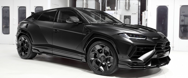 Lamborghini Urus R’Evo, 2025, Black cars, 5K, Carbon Fiber, Stealth Edition, TopCar Design