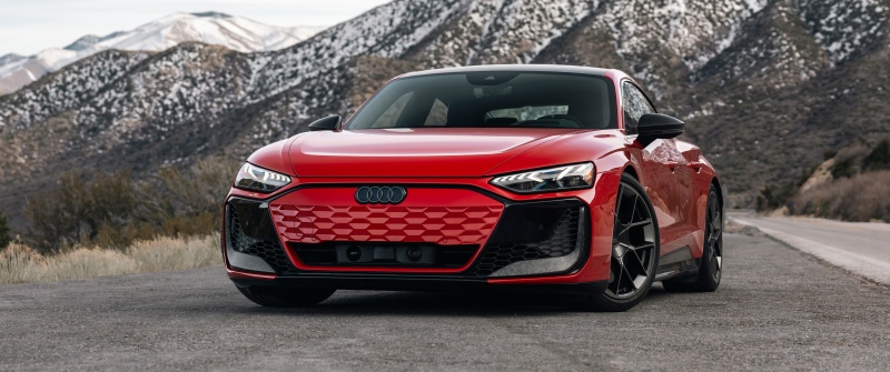 Audi RS e-tron GT performance, 2025, Luxury electric cars, Red cars