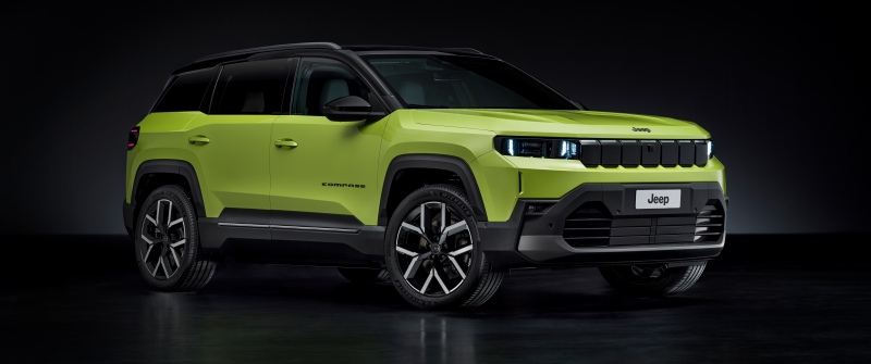 Jeep Compass e, First Edition, 5K, 8K, Dark background, Electric SUV