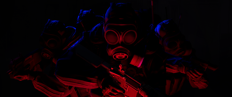 CS GO, SAS Team, Counter-Strike: Global Offensive, Black background