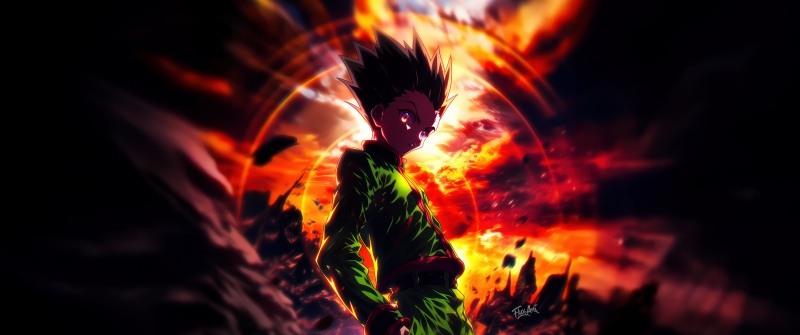 Gon Freecss, Intense, Hunter x Hunter, 5K