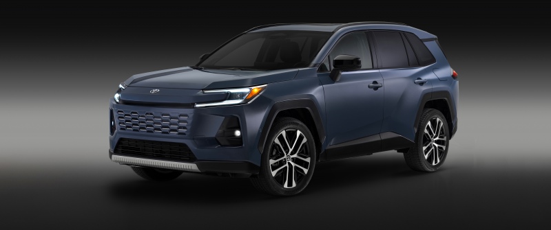 Toyota RAV4 HEV AWD, 2026, 5K, Dark background, Hybrid cars