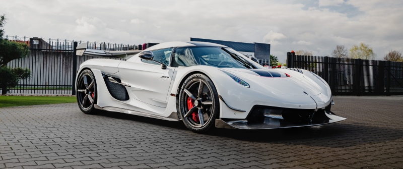 Koenigsegg Jesko, White cars, 5K, Hypercars