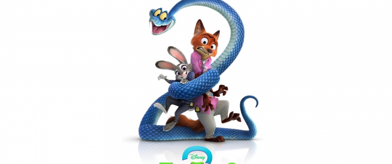 Zootopia 2, 8K, 2025 Movies, White background, Walt Disney Animation, 5K