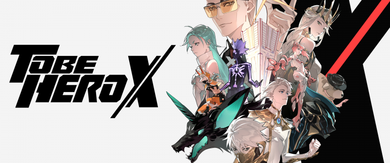 To Be Hero X, Teaser, Anime poster, Anime series, White background