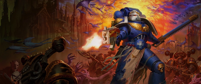 Warhammer 40000: Boltgun, Key Art, Video Game, Warhammer 40K
