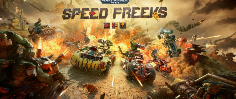 Warhammer 40000: Speed Freeks, Key Art, Video Game