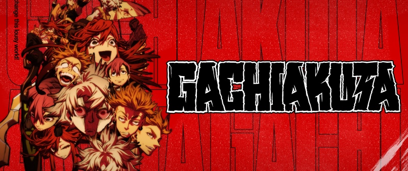 Gachiakuta, Anime poster, Manga series, Rudo Surebrec, 2025 series, Anime series, Red background