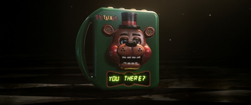 Five Nights at Freddy's 2, Poster, 5K, Dark background, FNAF, Freddy Fazbear, Retro