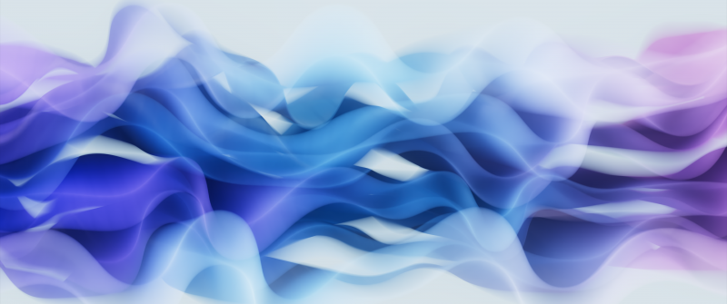 Waves, Fluid, Gradient Abstract, Blue gradient, Purple, Microsoft Design