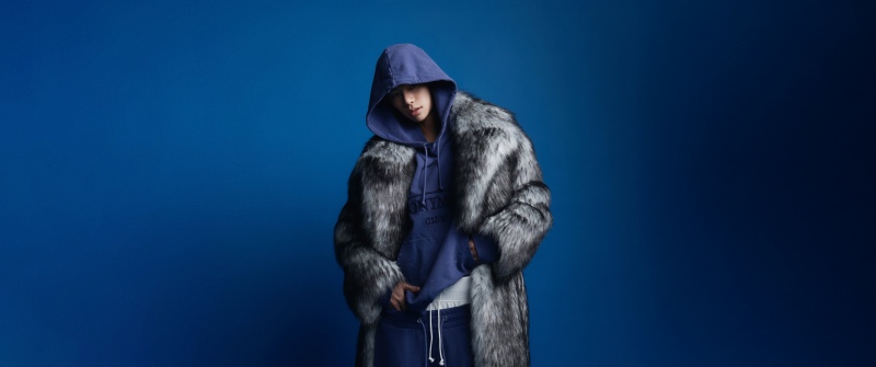 Tarzzan, ALLDAY PROJECT, South Korean rapper, 5K, Blue background