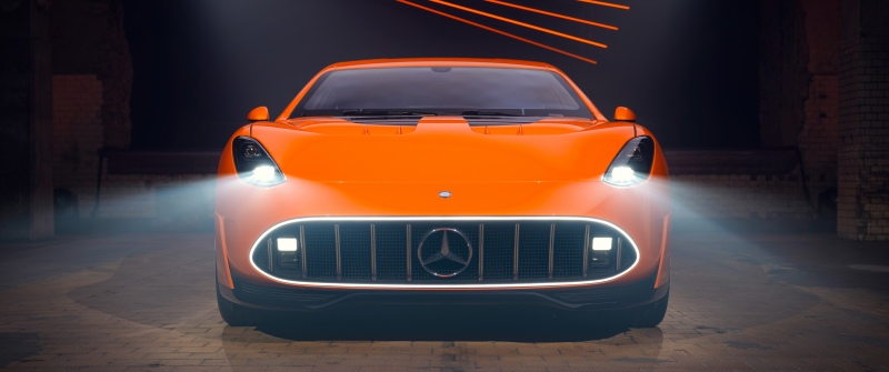 Concept AMG GT XX, 5K, 2025, Headlights, Concept cars