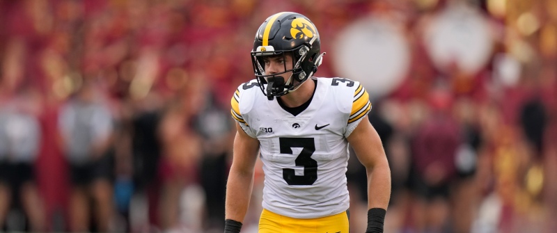 Cooper DeJean, 8K, American football player, 5K, Iowa Hawkeyes