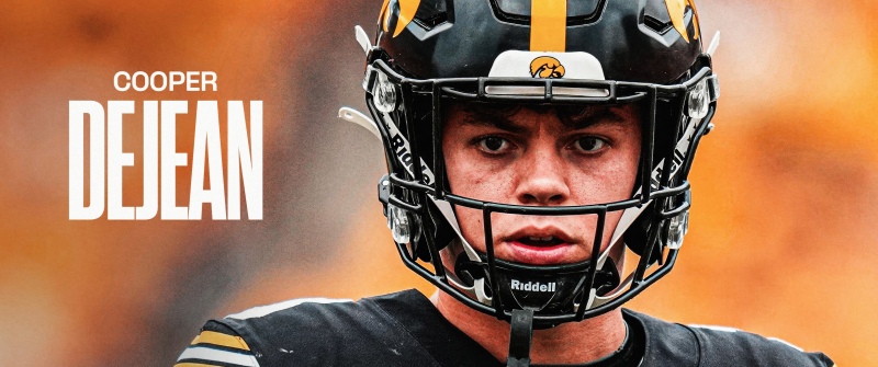 Cooper DeJean, American football player, 5K, Iowa Hawkeyes