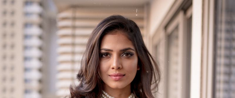 Malavika Mohanan, Saree, Indian actress