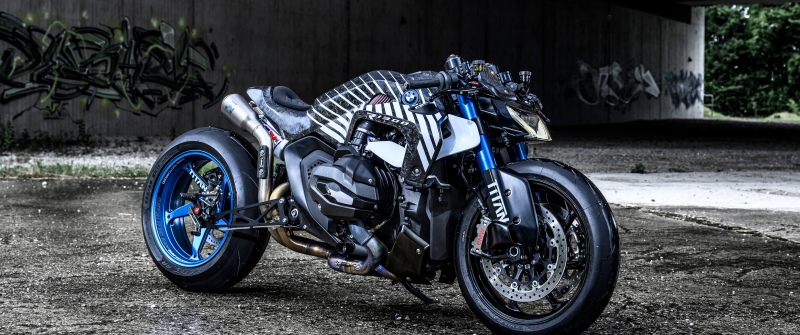 BMW R 1300 R Titan, 2025, 5K, 8K, Custom motorcycle, Urban, Graffiti