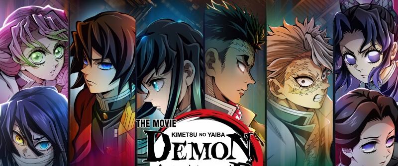 Demon Slayer: Kimetsu No Yaiba Infinity Castle, Key Art, Character poster, Anime movie, 5K