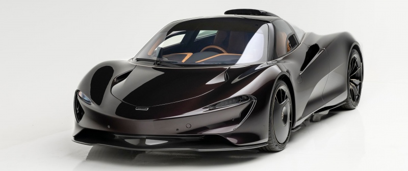 McLaren Speedtail, 2025, White background, Hybrid sports car