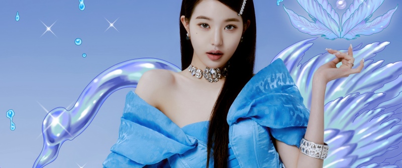 Jang Wonyoung - Love Dive, 5K, Vertical, K-pop idol