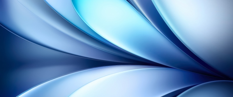 Light blue, Abstract layers, Vivo Pad, Gradient Abstract, Curves, Modern, 5K, Stock