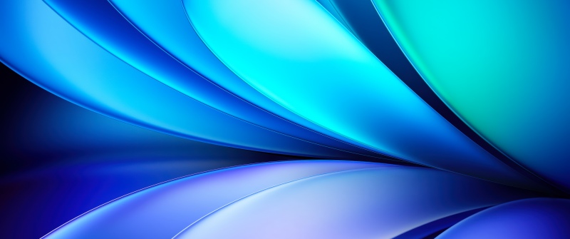 Blue abstract, Vivo Pad, Gradient Abstract, Curves, Modern, 5K, Stock, Blue aesthetic