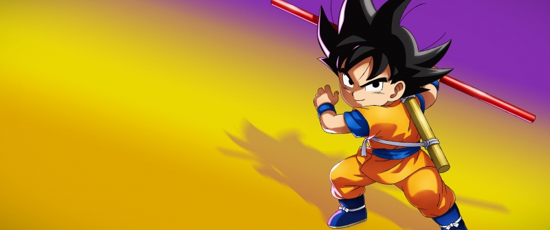 Goku DAIMA, Dragon Ball Z: Kakarot, Video Game, Gradient background, Son Goku